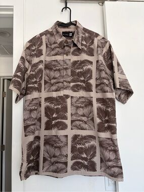 Sig Zane Brown Aloha Shirt NWOT